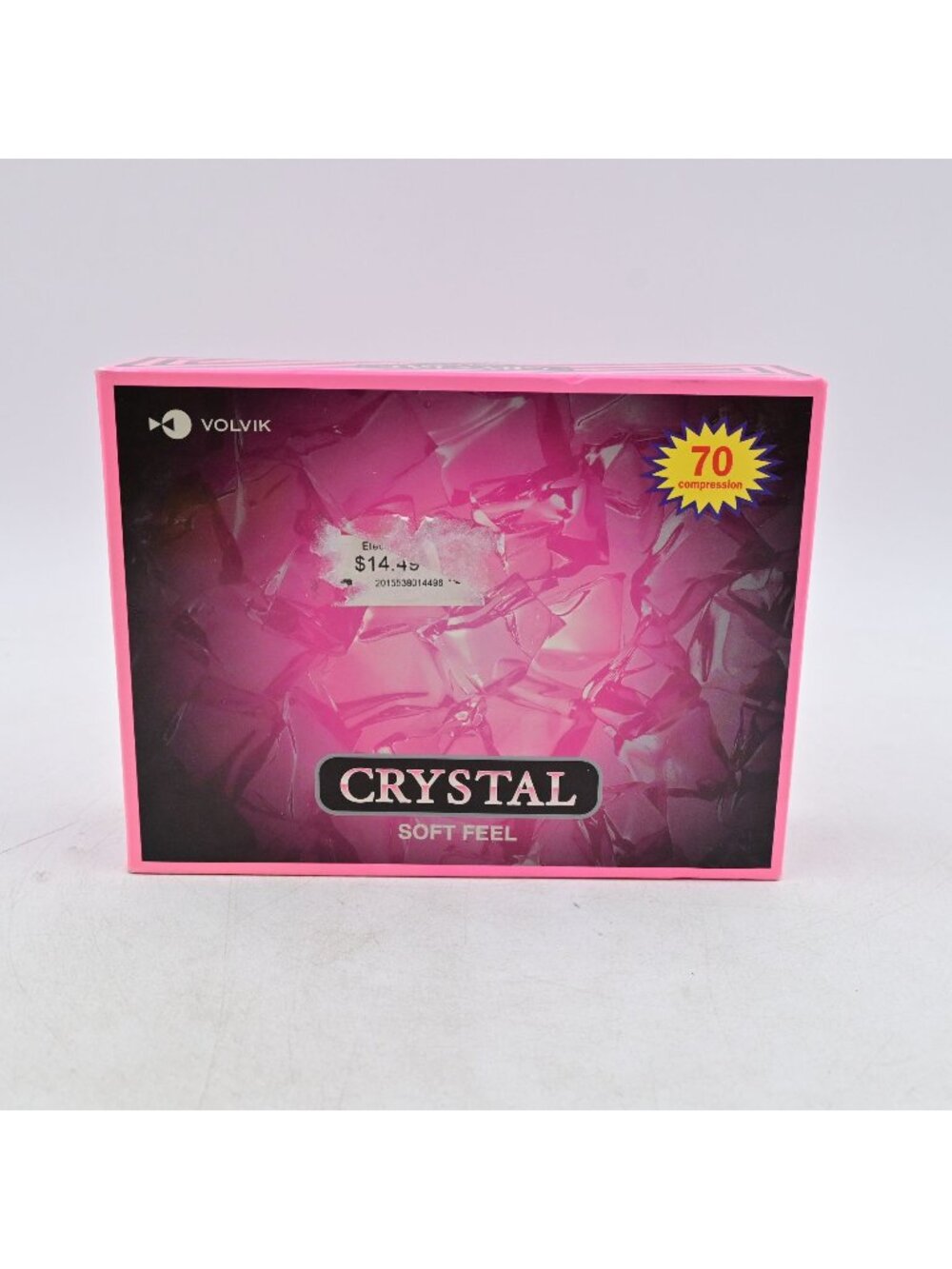 Volvik Crystal Soft Feel Pink Golf Balls 12 Dozen New in Box 70 Compression